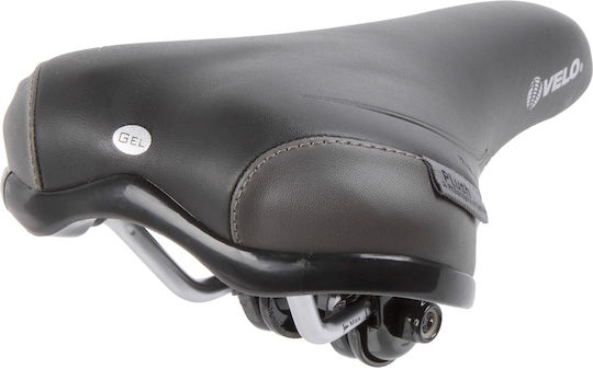 Velo Junior Gel Σέλα Ποδηλάτου Μαύρη με Gel 226 x 150 mm