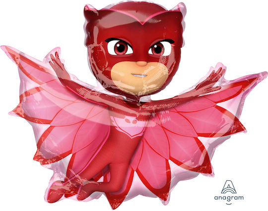 Μπαλόνι PJ Masks Foil Jumbo Κόκκινο 83εκ.