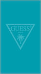 Guess Beach Towel Blue 180x100cm