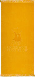 Greenwich Polo Club Πετσέτα Θαλάσσης Κίτρινη 190x90εκ.