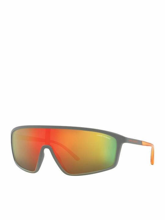 Armani Exchange Ochelari de soare Gri cu Cadru & Portocaliu Lentilă Armani Exchange Ochelari de soare Gri cu Cadru & Portocaliu Lentilă
