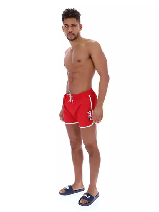 Malik Men's Swimwear Shorts Red