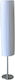 Dream House Metal Table Lamp for Socket E27 with White Shade and Silver Base