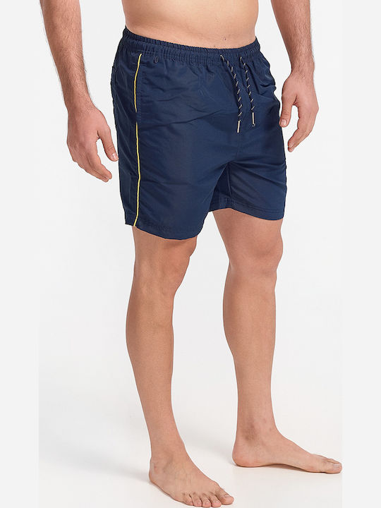 Herren Badebekleidung Shorts Marineblau Gestreift