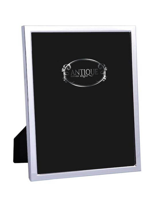 Photo Frame Metallic 13x18cm Ασημί 1pcs