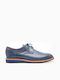 Il Mio Collection Men's Leather Casual Shoes Navy