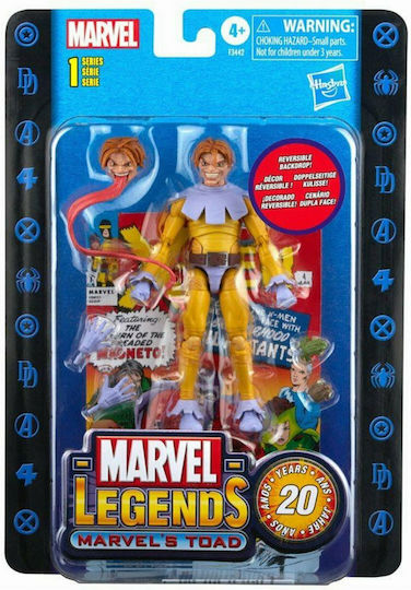 Φιγούρα Δράσης 20th Anniversary Marvel's Toad Marvel Legends για 4+ Ετών 15εκ.