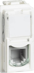 Legrand Living Now Einzeln RJ11 in Weiß Farbe K...