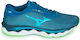 Mizuno Wave Sky 5 Ανδρικά Αθλητικά Παπούτσια Running Μπλε