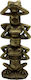 InTheBox Decorativ Broască din Polirășină Froggies 1 în Aur 9.3x5.8x21.8cm 1buc