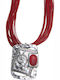 Tatu Moyo Red Necklace