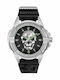 Philipp Plein The $kull Ceas Barbati 44mm Baterie Cu Curea Cauciuc Neagră