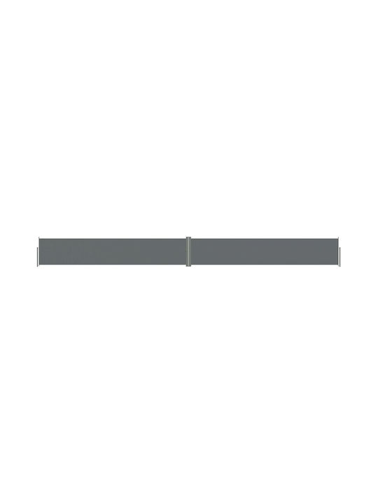 vidaXL Rulou lateral de umbrire Grădină Gri x11.7m