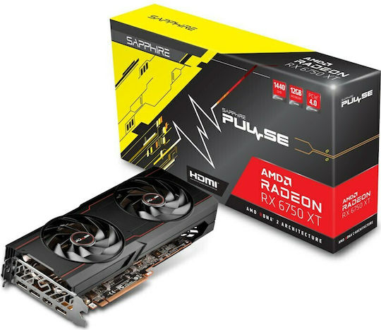 Sapphire Radeon RX 6750 XT 12GB GDDR6 Puls Placă Grafică (11318-03