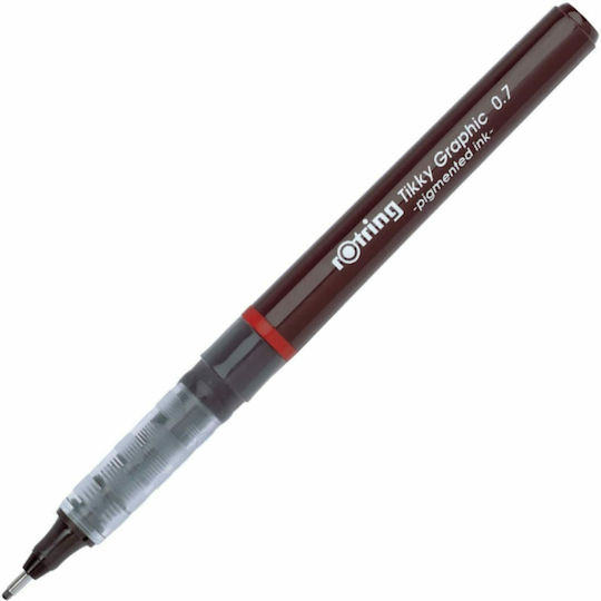 Rotring Tikky Graphic Маркер за Рисуване 0.7мм Черен