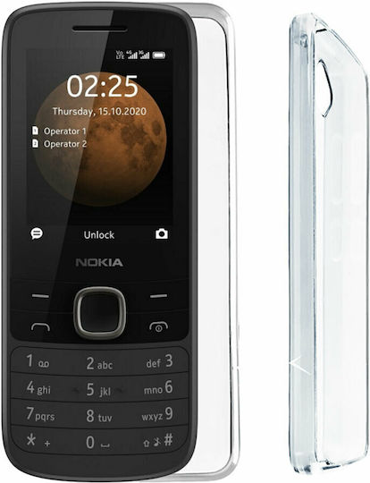 Volte-Tel Slimcolor Air Back Cover Σιλικόνης 1mm Διάφανο (Nokia 225)