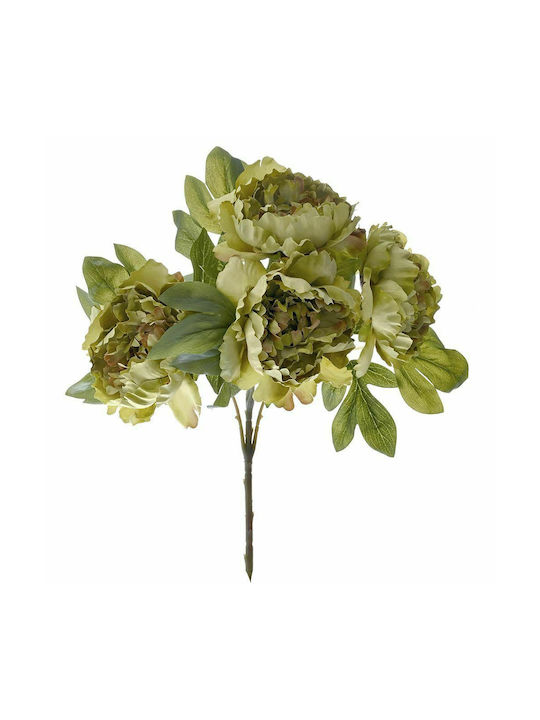 Iliadis Artificial Decorative Branch Peony Green 50cm 1pcs