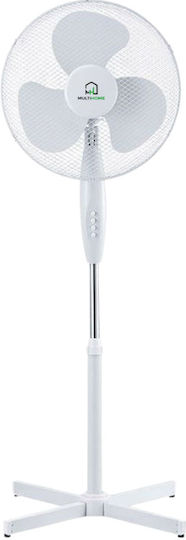 MultiHome FS-40A Pedestal Fan 45W Fan Diameter 40cm White