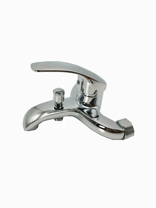 Poly-002 Mixing Bathtub Shower Faucet Silver