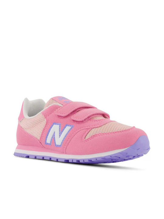 New Balance Παιδικά Sneakers Ανατομικά με Σκρατς για Κορίτσι Ροζ