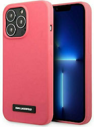 Karl Lagerfeld Saffiano Ikonik Patch Fuchsie (iPhone 13 Pro Max) Karl Lagerfeld Saffiano Ikonik Patch Fuchsie (iPhone 13 Pro Max)