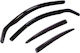 DGA Set of Windbreakers Front and Rear Car Dark Fime for Toyota Corolla 4pcs