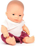 Miniland Baby Doll Asian Girl 21 cm.