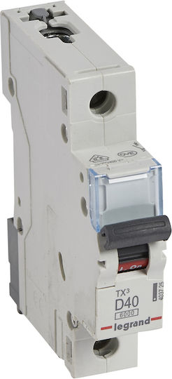 Legrand Automatic Circuit Breaker 40A Single-pole AC 403725