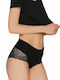 Women's Slip with Lace Black