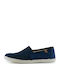 435 16391 Μπλε Δερμάτινες Γυναικείες Εσπαντρίγιες σε Navy Μπλε Χρώμα