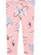 Kinder Leggings Lang Rosa