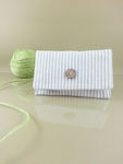 Linen Striped Envelope with Wooden Button-2.Bijoux Chocolate Box