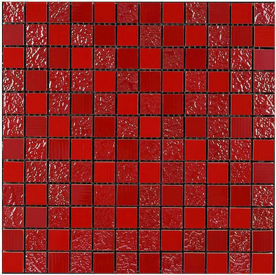 Deco Ceramica Nota Placă Perete Bucătărie / Baie Ceramic Lucios 30.5x30.5cm Chilli