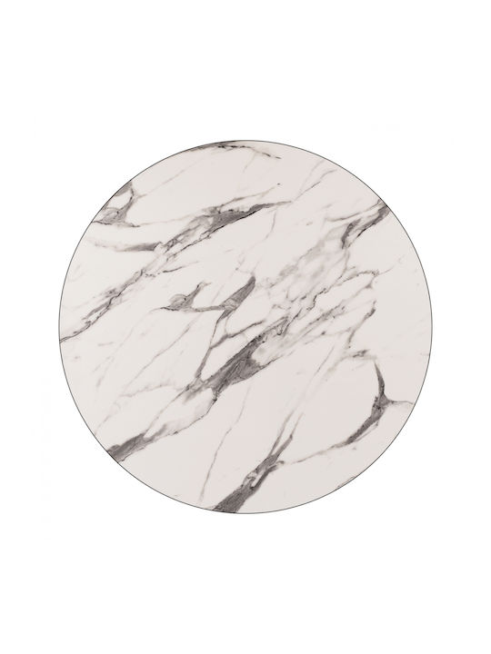 HomeMarkt Round Table Surface made of Particleb...