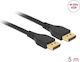 DeLock Кабел DisplayPort мъжки - DisplayPort мъжки 5м Черен (85912)