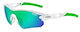 R2 Cycling Glasses Proof with White Frame & Mul...