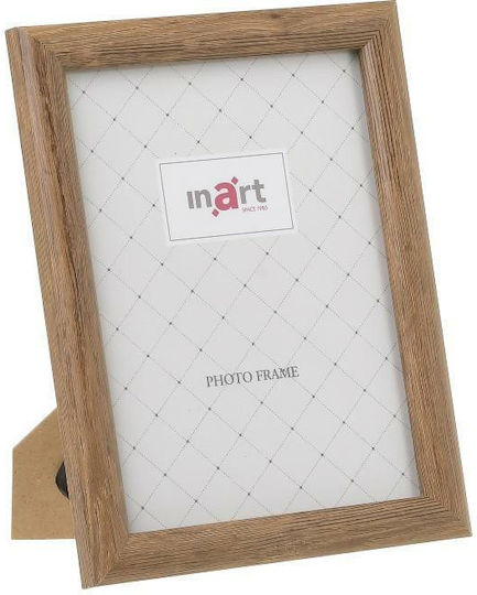 Inart Kunststoff Fotorahmen Natur Braun