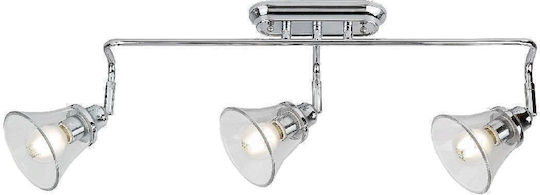 Rabalux Antoine Triple Spot with Socket E14 in Silver Color
