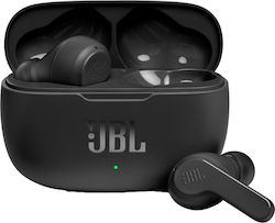 JBL Wave 200TWS In-ear Bluetooth Handsfree Ακουστικά με Θήκη Φόρτισης Μαύρα
