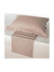 Vesta Home Athena Σετ Μαξιλαροθήκες Oxford 303 Beige 50x75εκ.