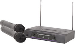 QTX Sound Wireless Condenser (Large Diaphragm) Microphone VH2 Set 174.1 + 175.0MHz Handheld Voice