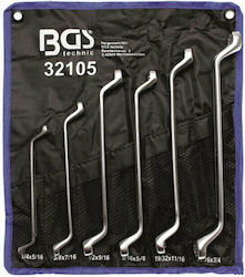 BGS Technic Set 6 Double Polygon Wrench Bent
