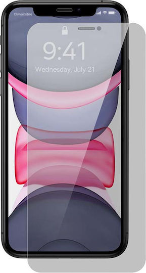 Baseus 0.3mm Privatsphäre Vollflächig gehärtetes Glas 2Stück (iPhone 11 Pro) SGBL060402