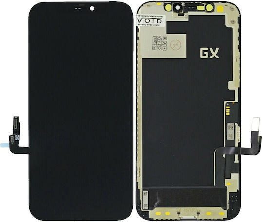 Οθόνη GX OLED με Μηχανισμό Αφής για iPhone 12 / 12 Pro (Μαύρο)