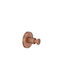 Sanco Ergon Single Wall-Mounted Bathroom Hook ​5.5x5.5cm Old Copper Mat