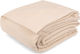 Mc Decor Blanket Pique Semi-double 180x240cm. Beige