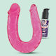 Crushious Doppelter Dildo Rosa 27cm