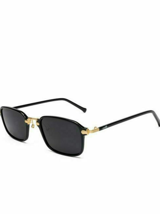 Mohiti 616819 Sonnenbrillen mit Black Rahmen und Schwarz Polarisiert Linse