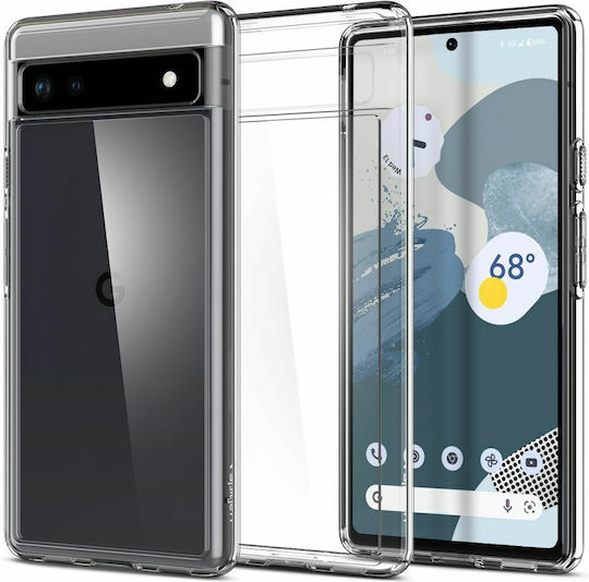 Spigen Ultra Hybrid Задна корица Пластмаса 2мм Кристално чиста (Google Pixel 6a)