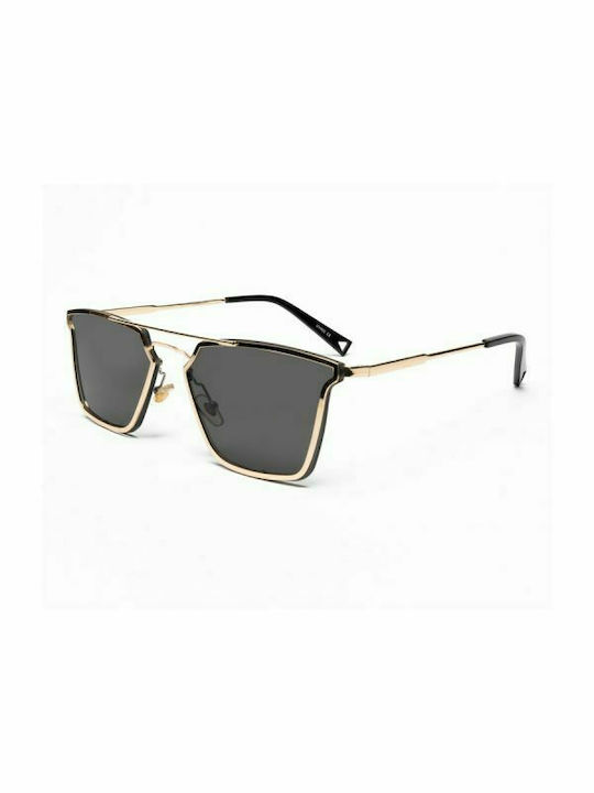 Mohiti J972 Damen Sonnenbrille mit Metall Gestell Black